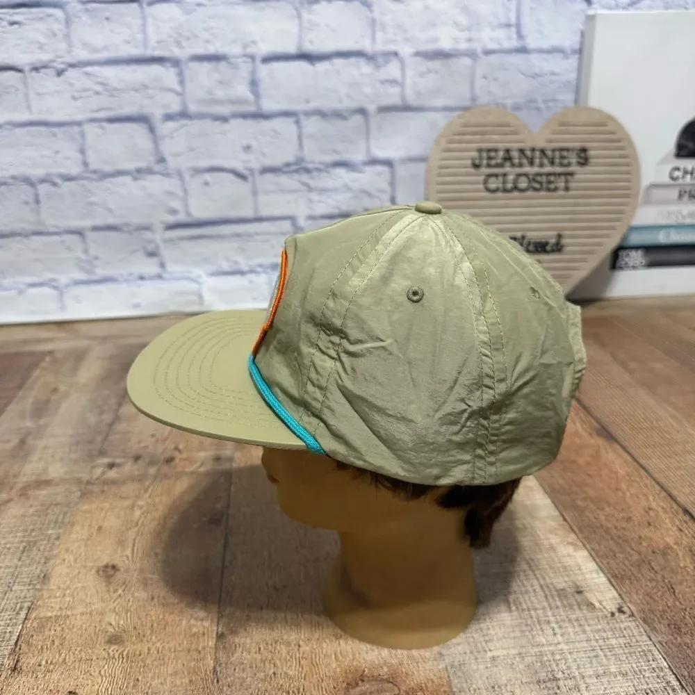 Sendero Provisions Co Keepin' it Reel Fishing Hat Snapback Baseball Cap Tan Rope - Picture 4 of 7